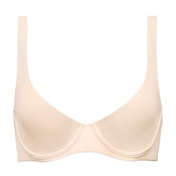 NWOT CUUP 36H The Scoop Ivory Microfiber Underwire Bra 126229